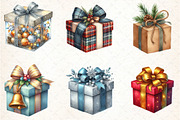 Christmas Gifts and Presents Clipart, an Illustration by DreamCafeArt (Thumbnail 4 of 8)