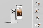 iPhone 17 Pro Mockup, an iPhone Mockup by graphicsecond (Thumbnail 1 of 6)