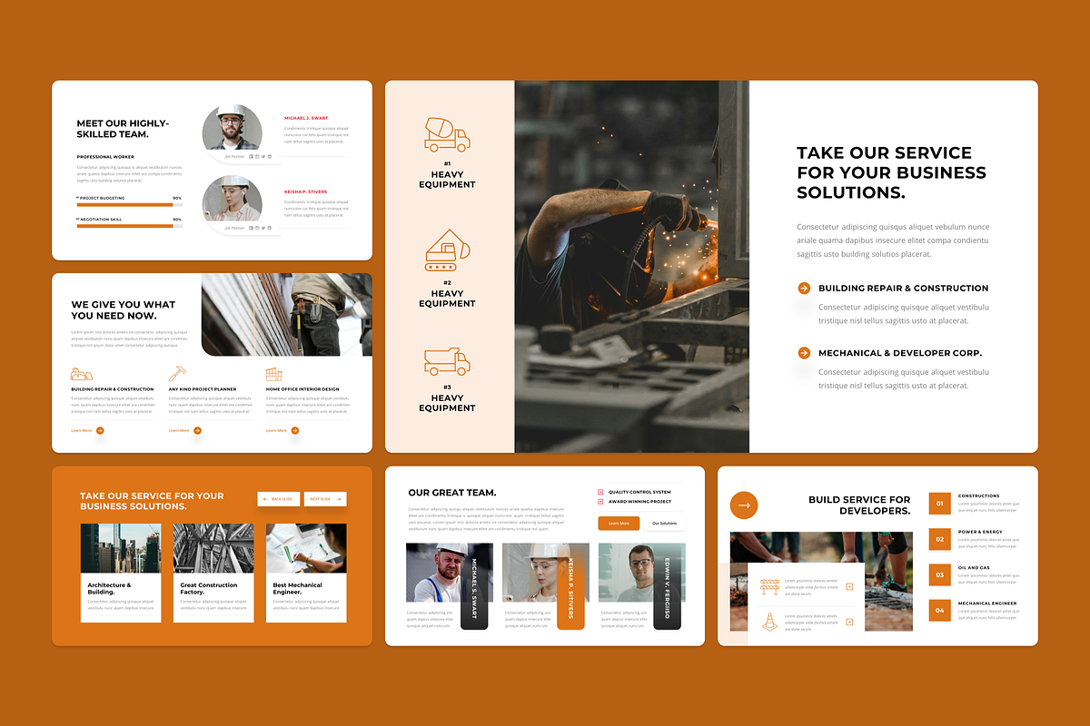 Construction Company Profile, a Presentation Template by YossyOneStd (Photo 5 of 6)