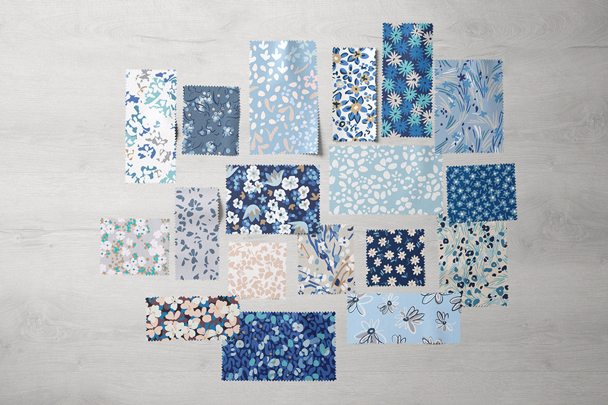 Meadow flowers Patterns Set, a Pattern Graphic by GALAKAM (Photo 3 of 11)