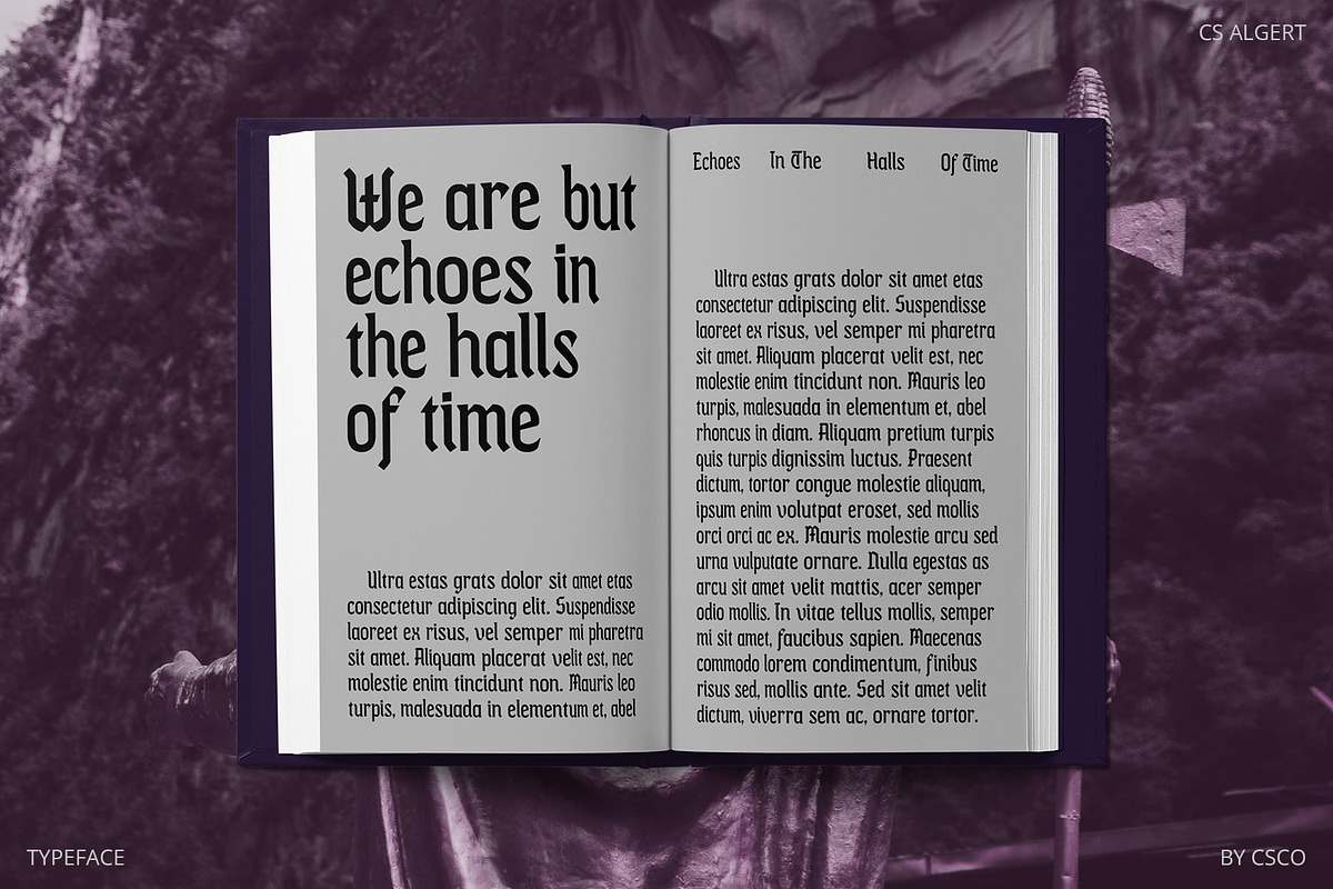CS Algert – Blackletter Font, a Blackletter Font by Craft Supply Co. (Photo 6 of 8)