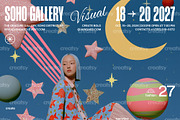 Cosmic Dreams Poster Template, a Poster Template by creatsy5 (Thumbnail 3 of 4)