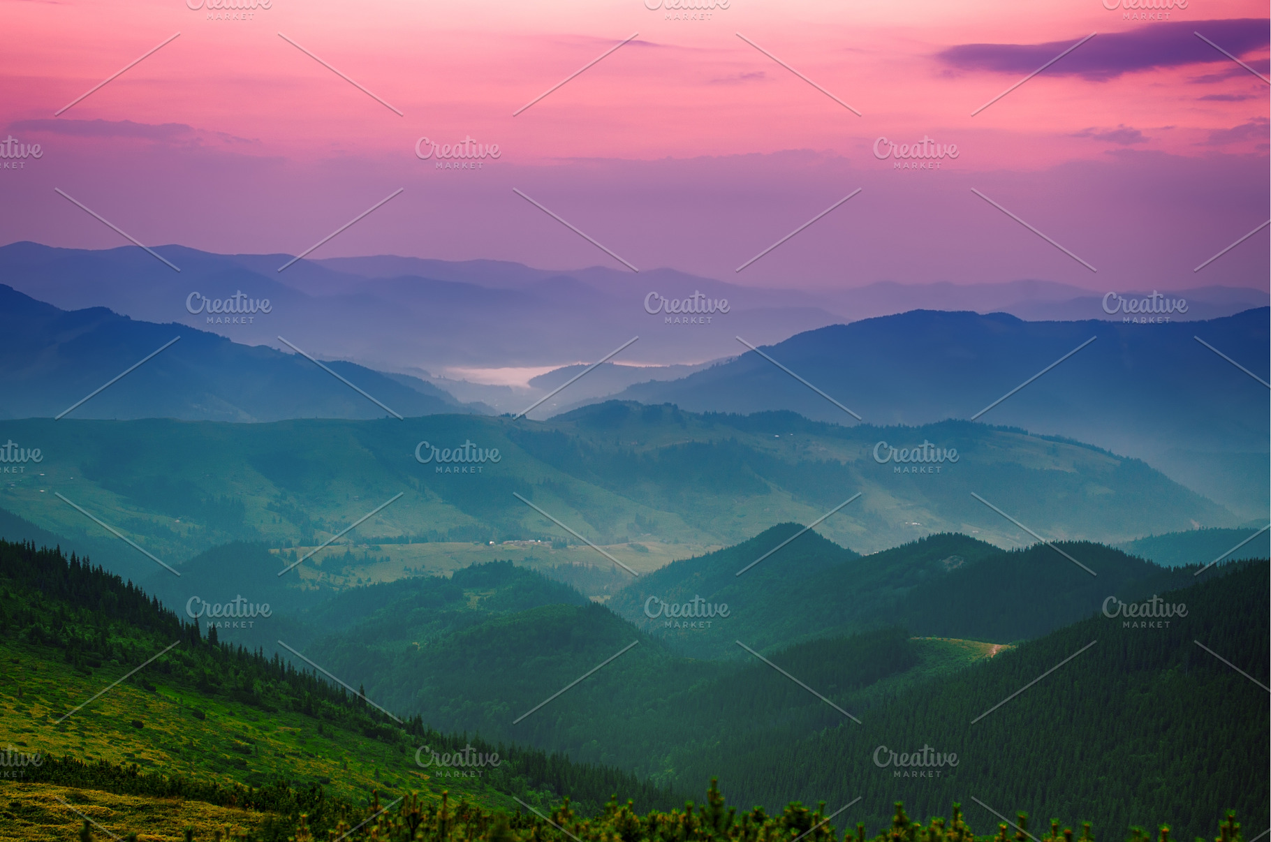 Amazing mountain sunrise, a Nature Photo by Nature and travel