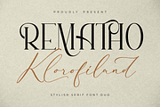 Rematho Klorofiland Duo Font, a Serif Font by Storytype Studio (Thumbnail 1 of 15)
