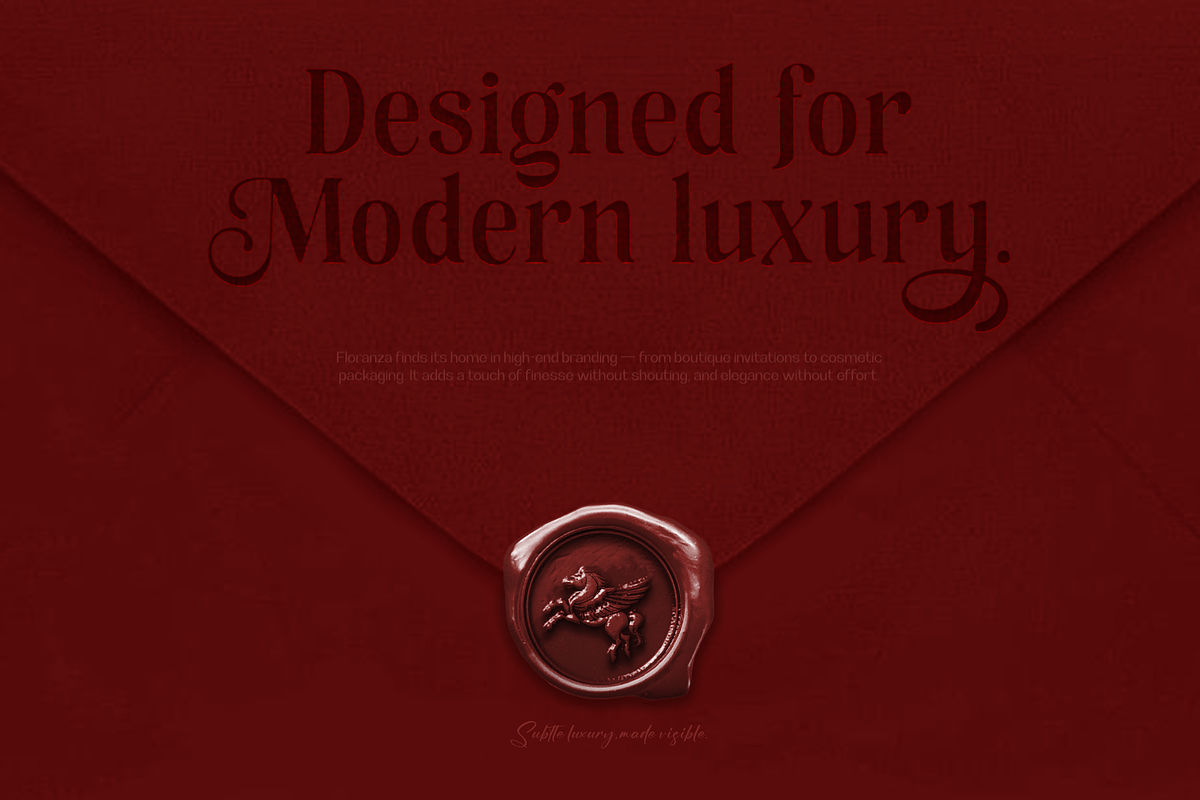 Floranza - Luxury Christmas Display, a Serif Font by Inviline.co (Photo 7 of 10)
