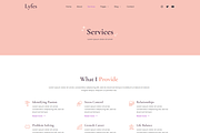 Feminine Life Coach Speaker Template, a Landing Page Template by MasterDesigns (Thumbnail 4 of 9)