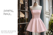 Women's Strapless Mini Dress Mockups, a Product Mockup by mock-ups (Thumbnail 14 of 17)