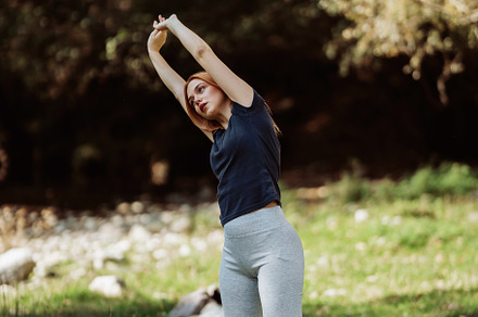 Woman enjoying in nature, a Person Photo by REDDOT Studio