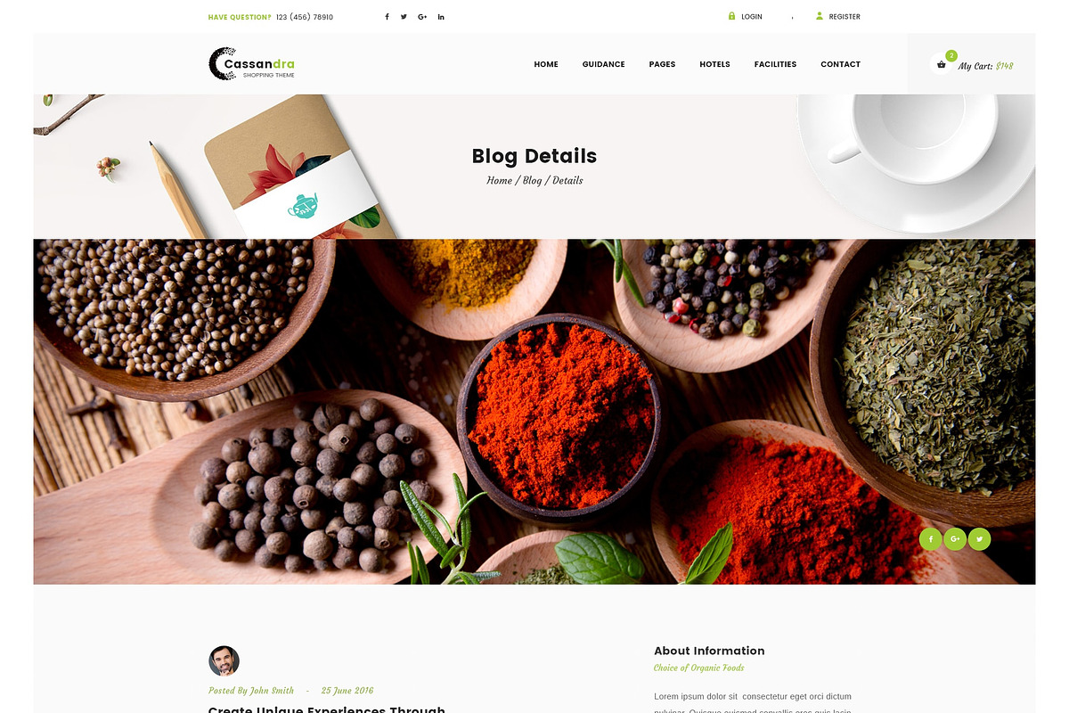 Cassandra - Organic - Muse, a Templates & Theme by DigitalCenturySF (Photo 5 of 11)