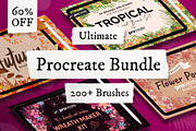 Ultimate Procreate Brush Bundle, a Brush Add-On by Littlefield Design (Thumbnail 2 of 16)