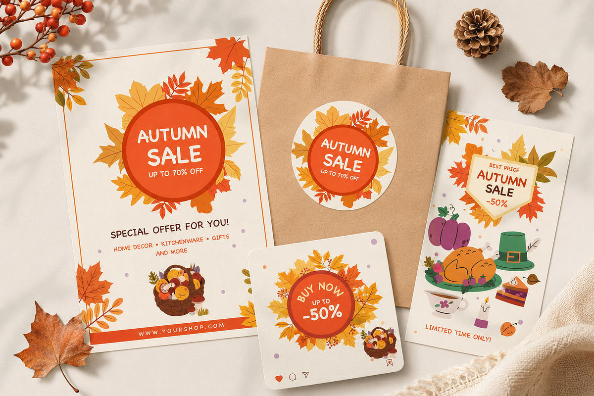 Thanksgiving – Autumn & Harvest, a Seasonal Illustration by Anna Studio (Photo 8 of 11)