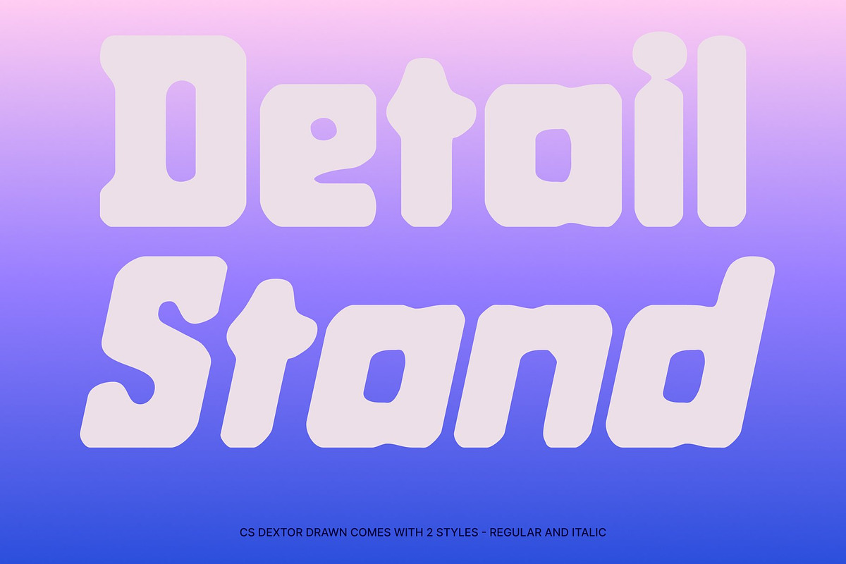 CS Dextor Drawn, a Sans Serif Font by Craft Supply Co. (Photo 4 of 8)
