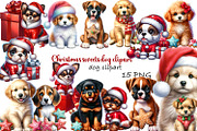 Christmas Gingerbread Dogs Clipart, an Animal Illustration by ElenazlataArt (Thumbnail 1 of 3)