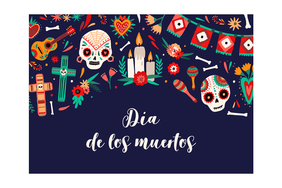 Day of the dead bundle, a Seasonal Illustration by Good Studio (Photo 8 of 13)