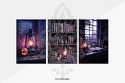 Halloween Background Aesthetic Set, a Background Graphic by Illusionaria (Thumbnail 5 of 7)