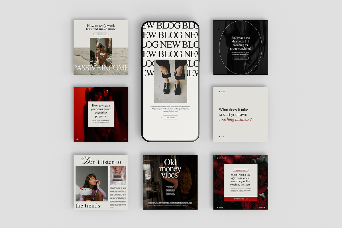 Boss Social Media Templates, a Social Media Template by Brand & Bloom (Photo 4 of 9)