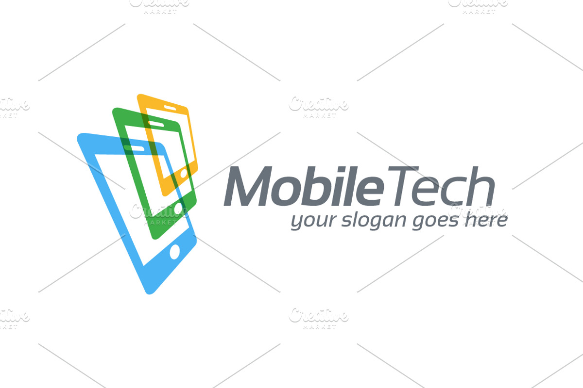 Mobile Technology Business Symbol, a Branding & Logo Template by Toko Pak Sabar (Photo 1 of 3)