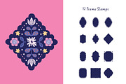 Bold Whimsy Floral Procreate Brushes, a Brush Add-On by Pencil Twist (Thumbnail 2 of 10)