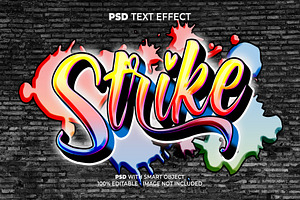 Text Effect Graffiti Style