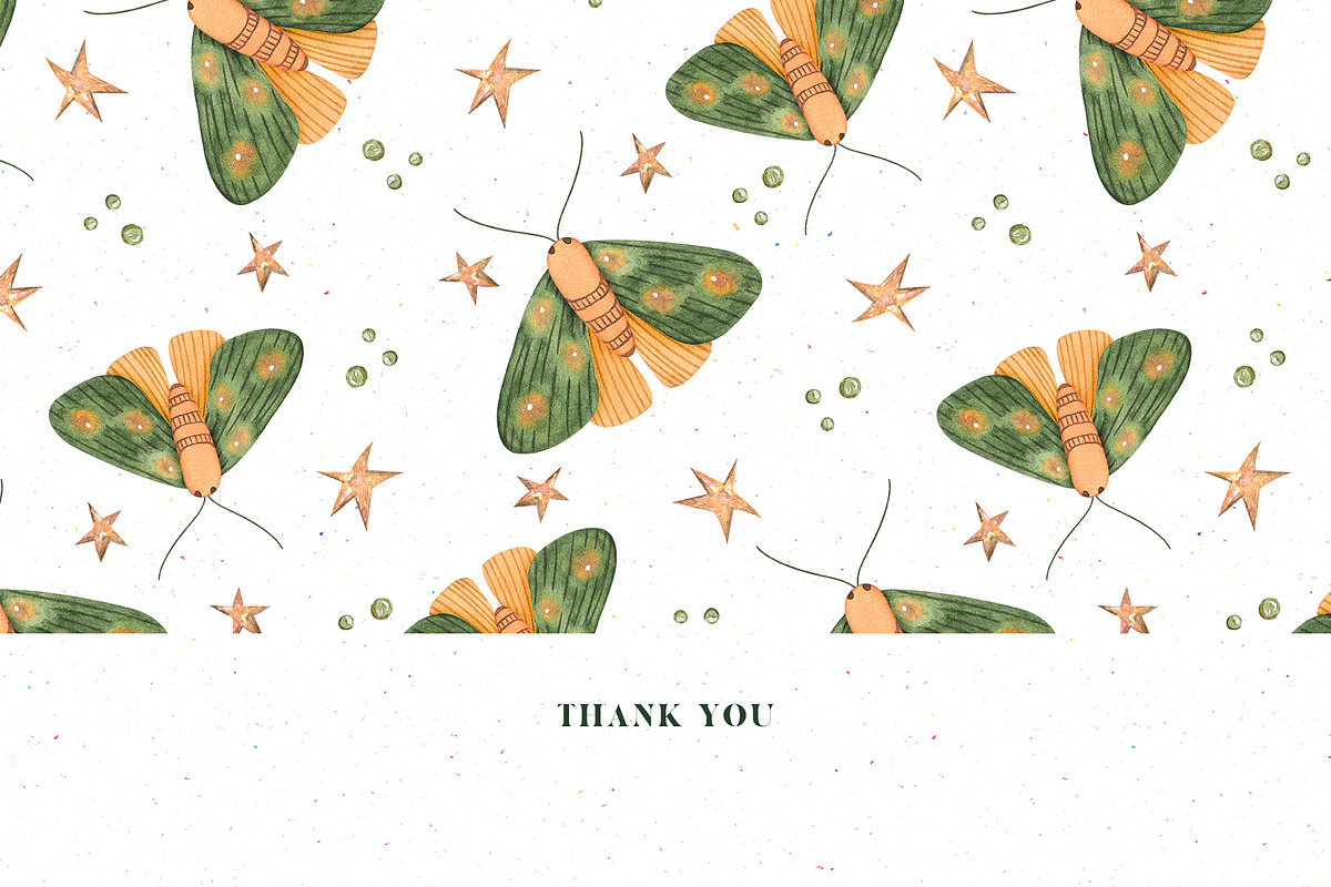 Butterfly seamless patterns, a Pattern Graphic by viktoriiavk (Photo 7 of 7)