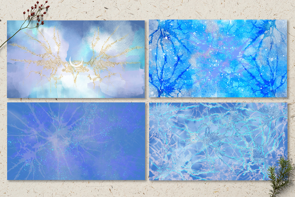 Nordic Winter Backgrounds, a Pattern Graphic by The Gypsy Goddess (Photo 6 of 10)