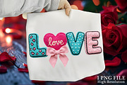 Yarn Crochet Love Valentines PNG, an Illustration by Canvas Craft (Thumbnail 1 of 7)