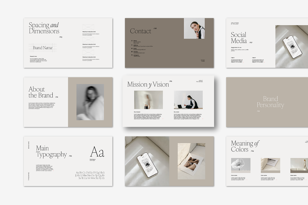 Brand Guidelines Template, a Branding & Logo Template by Mila Estudio (Photo 2 of 5)