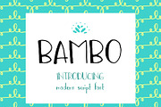 BAMBO font, a Sans Serif Font by PATCHPO (Thumbnail 1 of 4)