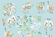 Summer Rose Gold Floral Clip Art, an Illustration by Frou Fou Craft (Thumbnail 8 of 8)