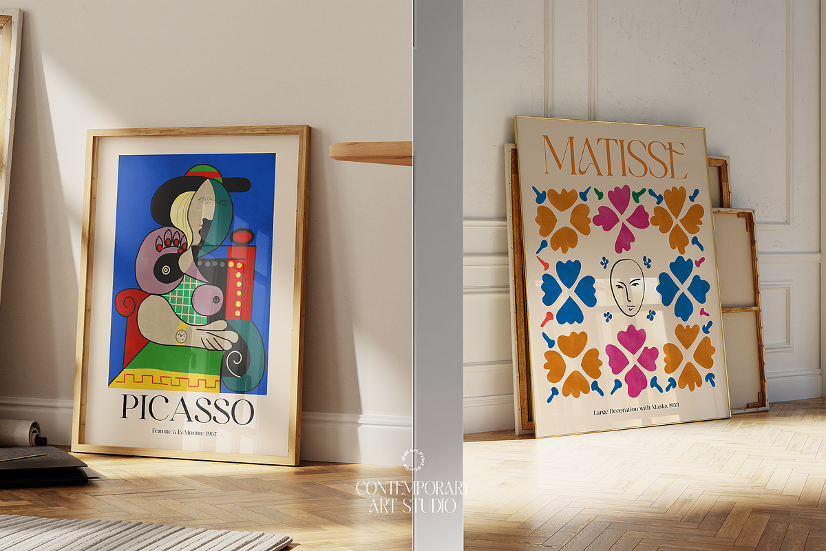 Contemporary Art 3, a Graphic by Wall Art Print Studio (Photo 9 of 16)