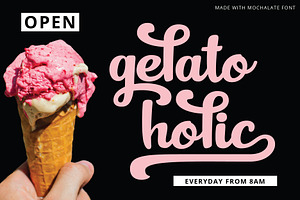 Mochalate Sweet & Delicious Font