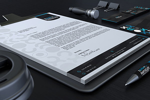 Black And Blue Corporate Identity