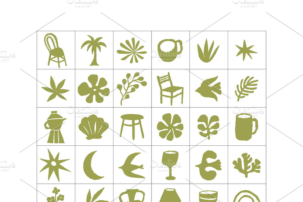 Organic Shapes & Vector Objects, an Object Graphic by venimo