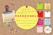 OFFICE CORK BOARD MOCK UP BUNDLE, an Education Illustration by Hello Talii (Thumbnail 1 of 7)
