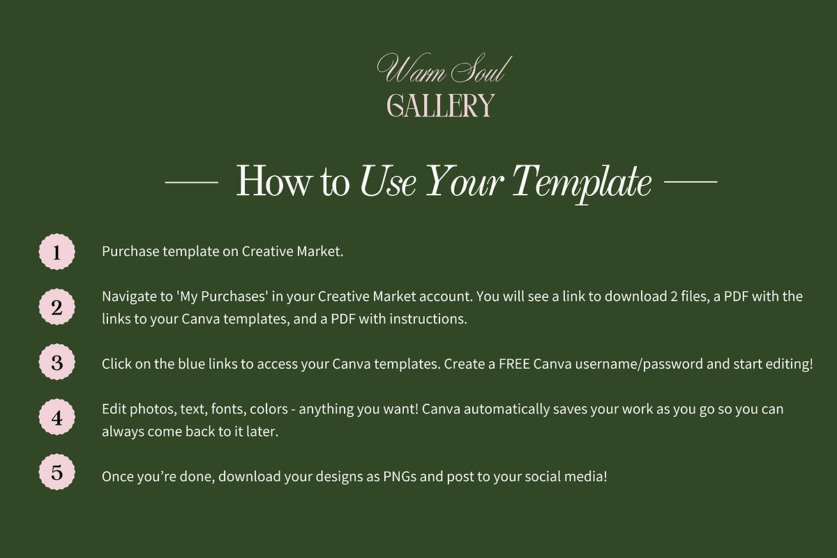 Real Estate Instagram Canva Bundle, a Social Media Template by Warmsoulgallery (Photo 9 of 10)