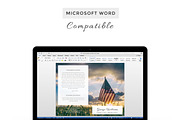 Military funeral program template, a Flyer Template by inserenity (Thumbnail 6 of 6)