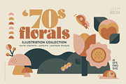 70s Florals Illustration Collection, a Decorative Illustration by hellojenrich (Thumbnail 1 of 8)