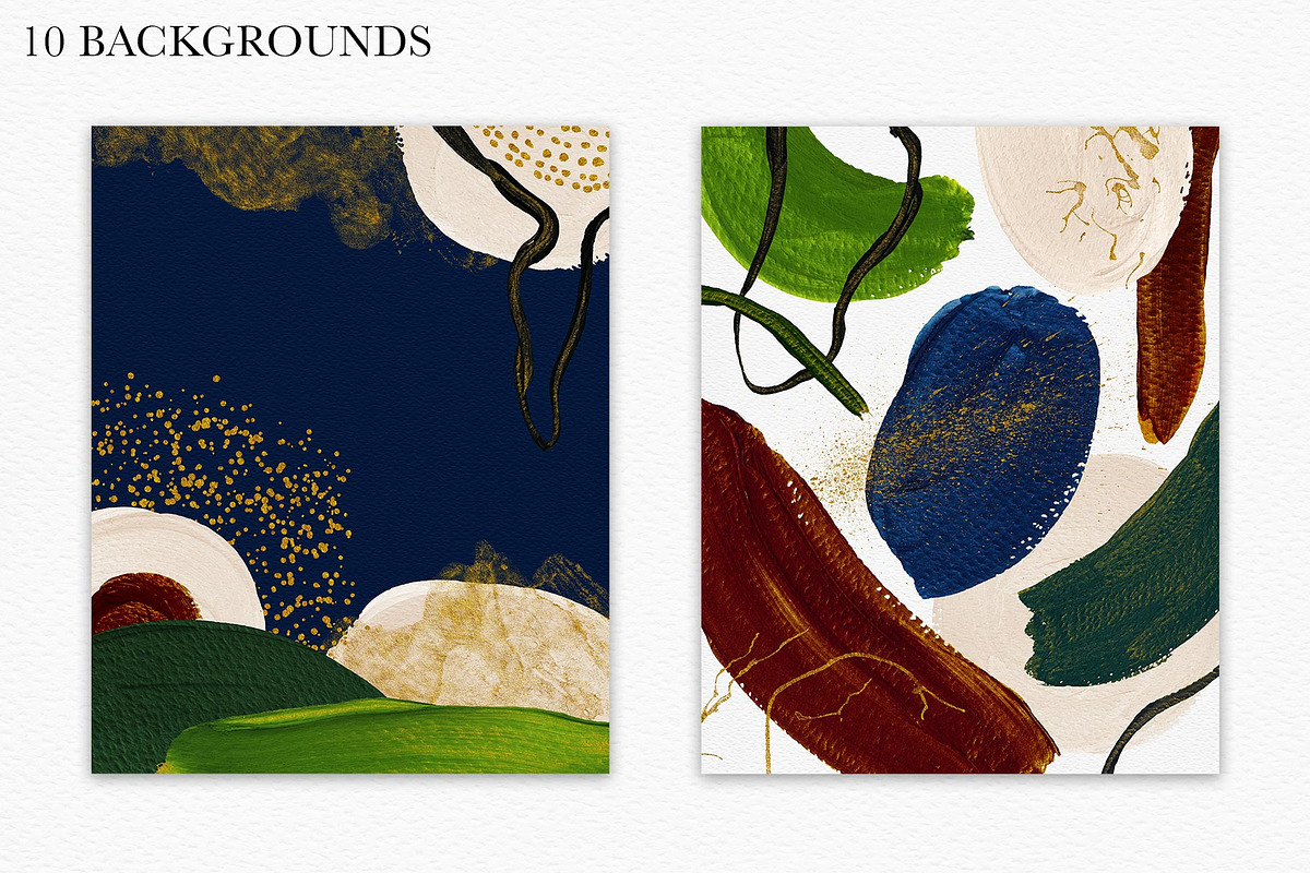 Abstract Shapes Christmas Collection, a Texture Graphic by CatJello Graphics (Photo 3 of 28)
