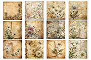 Ephemera White Daisy Junk Journal Pa, a Background Photo by Wow Magic (Thumbnail 2 of 2)