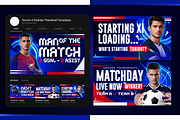 Football YouTube Thumbnail Pack, a Social Media Template by OnurDemircan (Thumbnail 6 of 6)