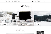 Blogger Template Responsive - Celine, a Websites & App Template by Vefio Themes (Thumbnail 1 of 3)