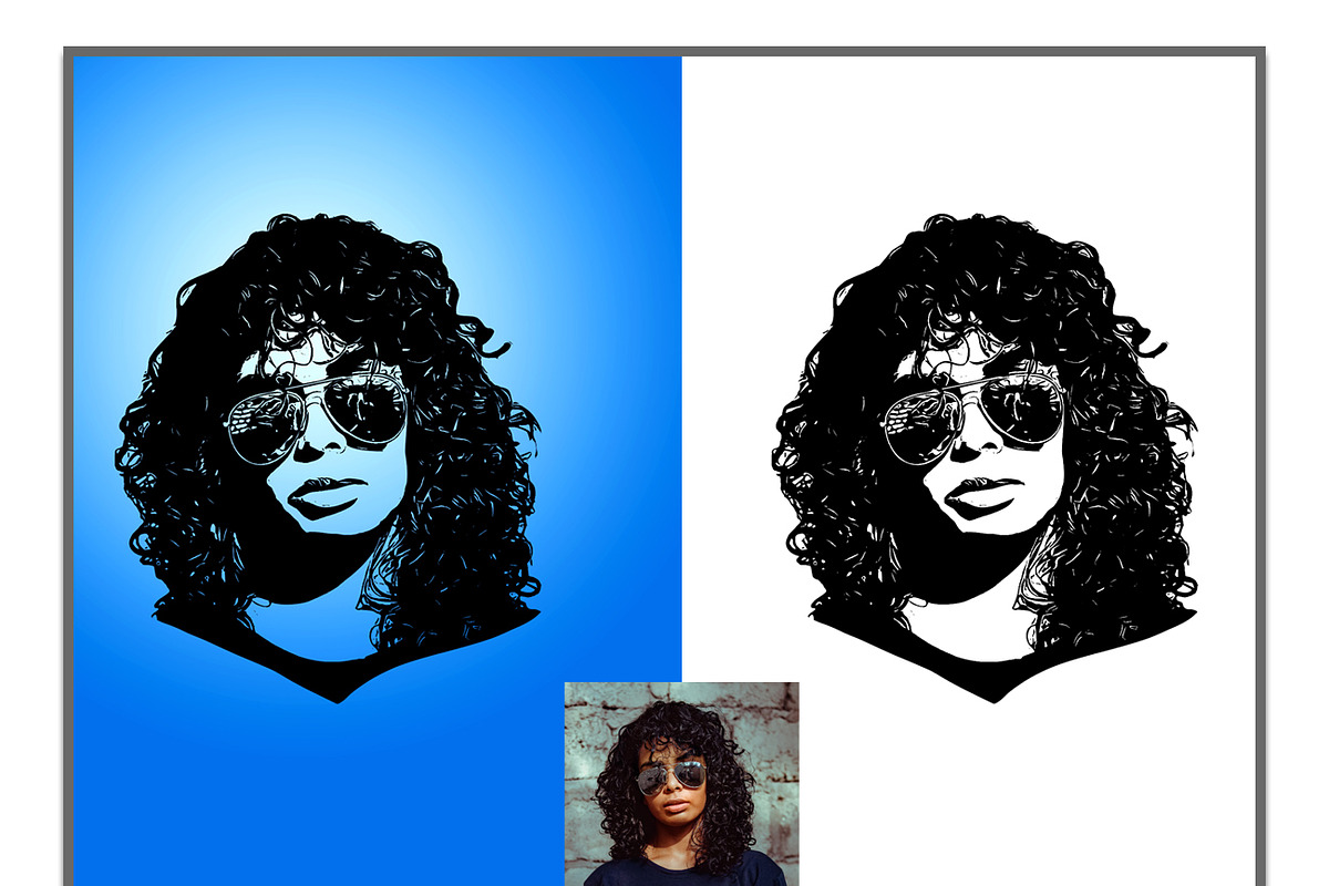 Vector Trace Photoshop Action, an Action Add-On by Studio Retouch (Photo 3 of 18)