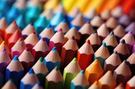 Colorful pencils background, close-u, a Photo by Iftikhar Alam