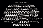 Fragile Ego Pixel Art Glitch Script, a Script Font by Struvictory.art (Thumbnail 7 of 9)