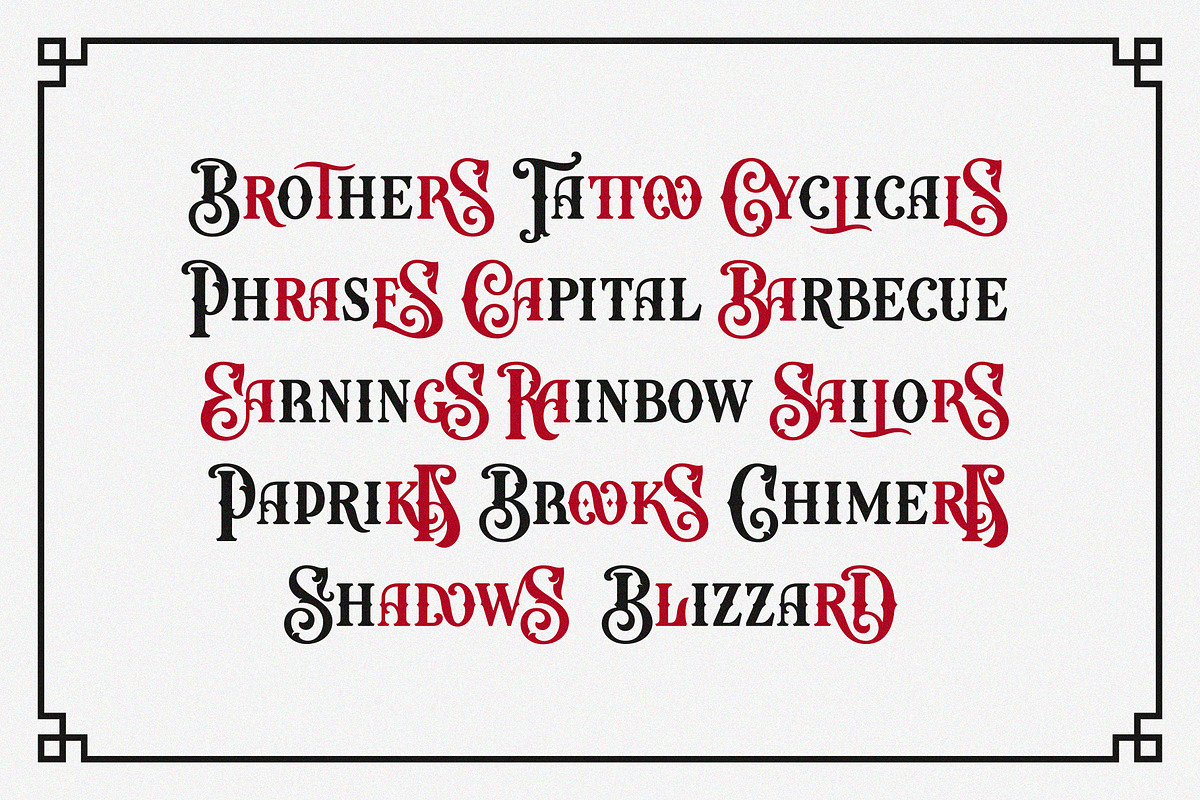 Nostalgia Vintage Font, a Serif Font by Harry Kasyanov (Photo 6 of 16)