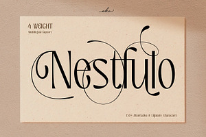 Nestfulo – Luxurious Display Font
