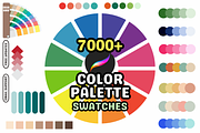 Procreate Color Swatch Bundle, a Brush Add-On by Cozy Brushery (Thumbnail 1 of 10)