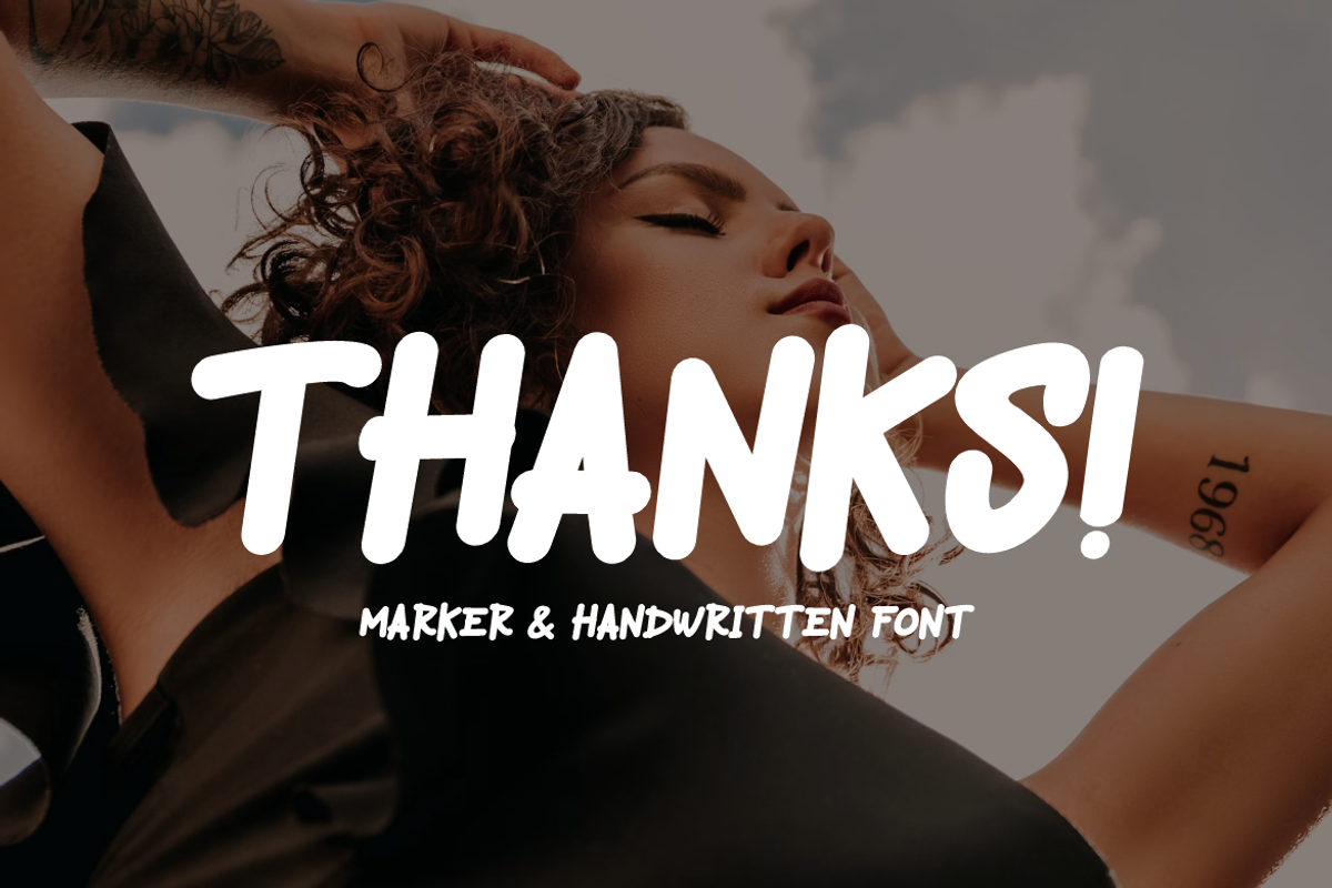 Fridey Raindu Stamp & HandDrawn Font, a Handwritten Font by QR Design Studio (Photo 6 of 6)