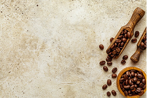 Coffee composition with copy space, an Abstract Photo by Sergey Kotenev
