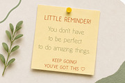 Daily Diary – Handwritten Font, a Handwritten Font by AnningArts (Thumbnail 4 of 7)